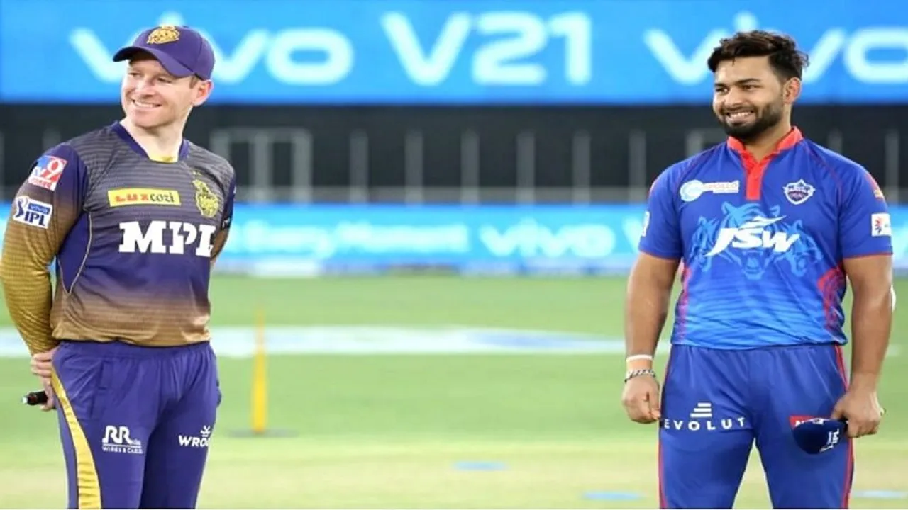 Eoin Morgan and Rishabh Pant