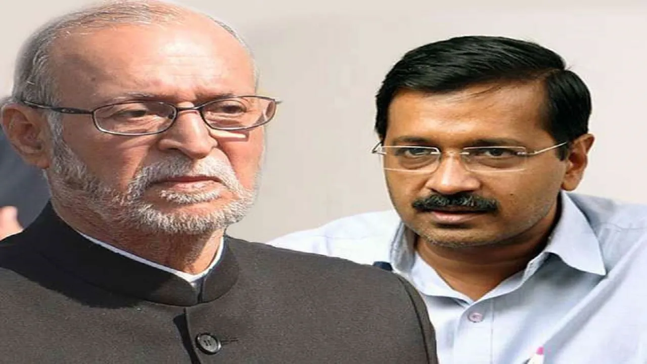 Anil Baijal and Arvind kejriwal