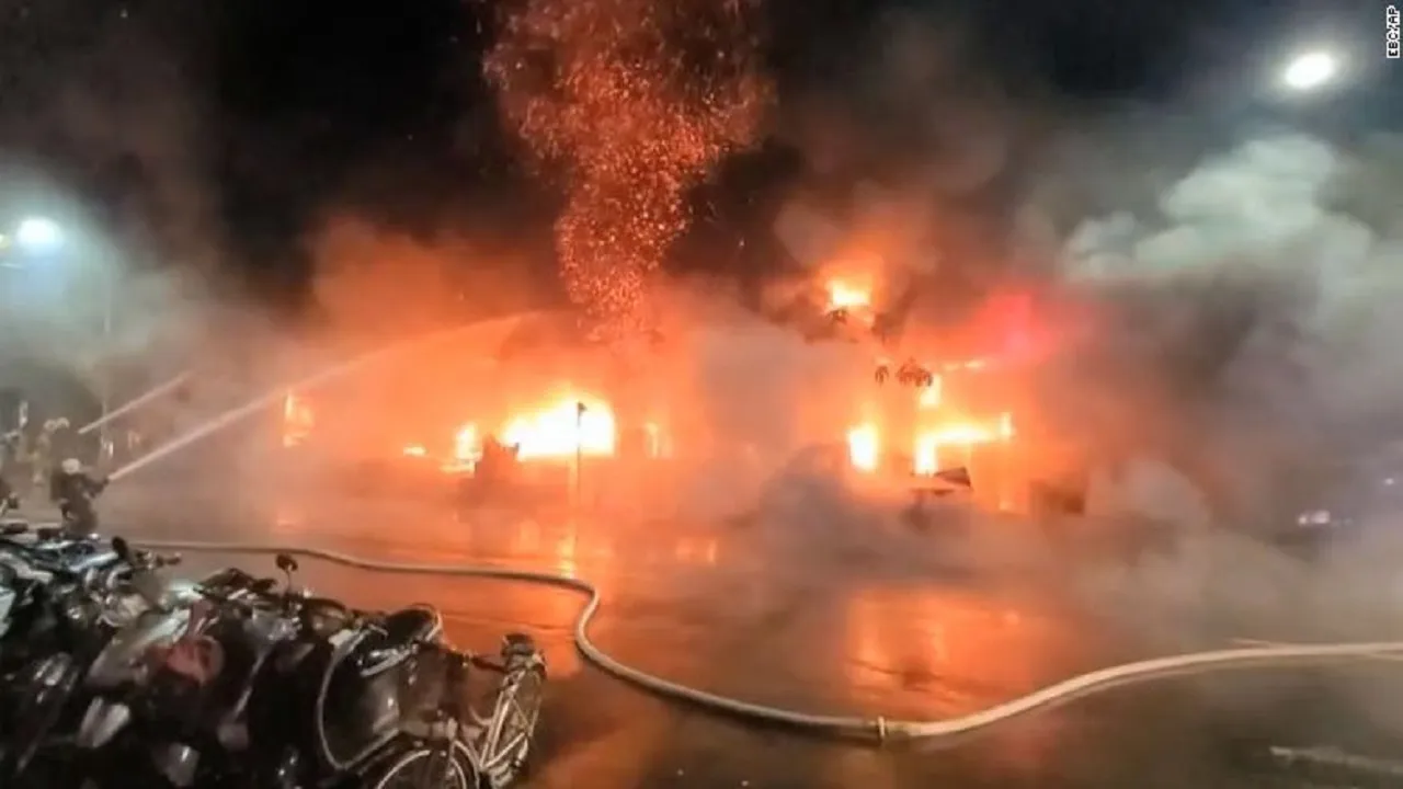 Taiwan blaze