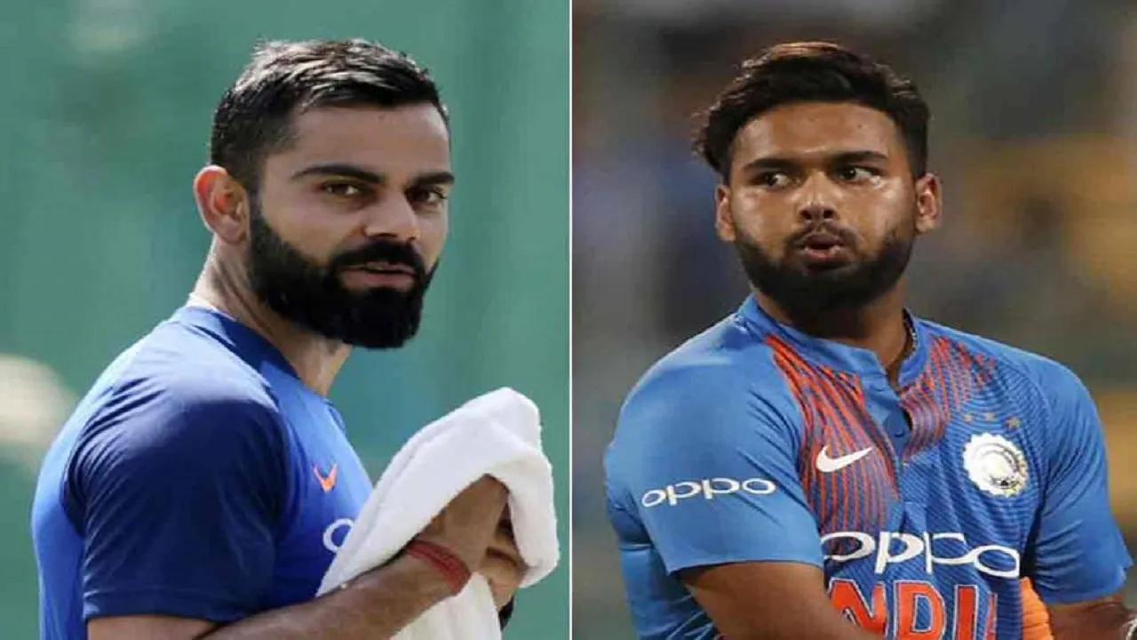 virat kohli rishabh pant