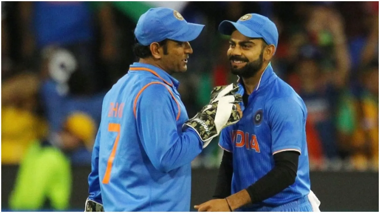 MS Dhoni  Virat Kohli