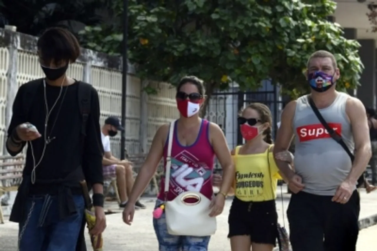 People wearing