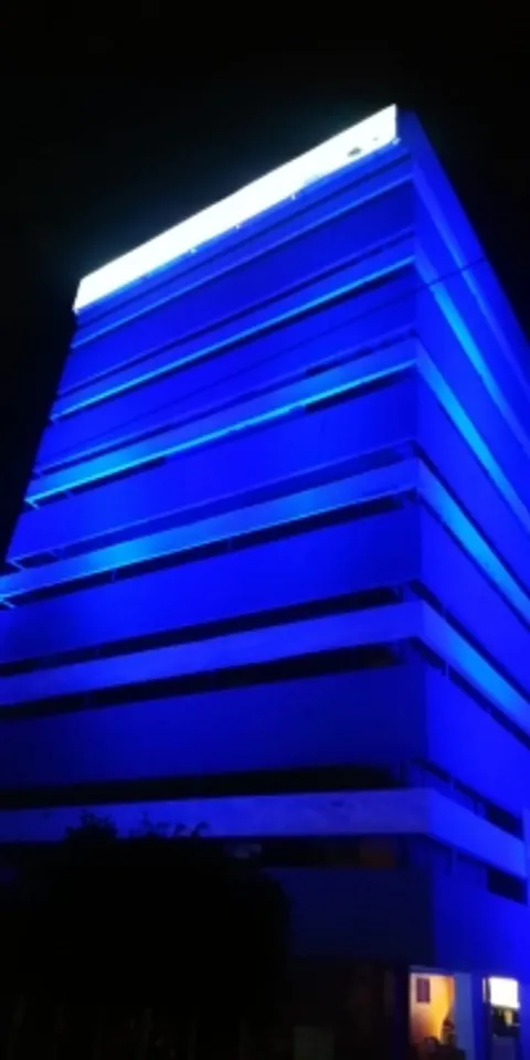 The building