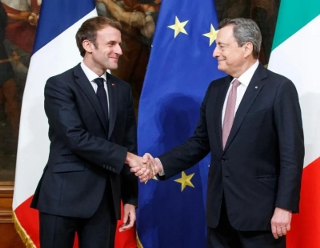 Macron, Draghi