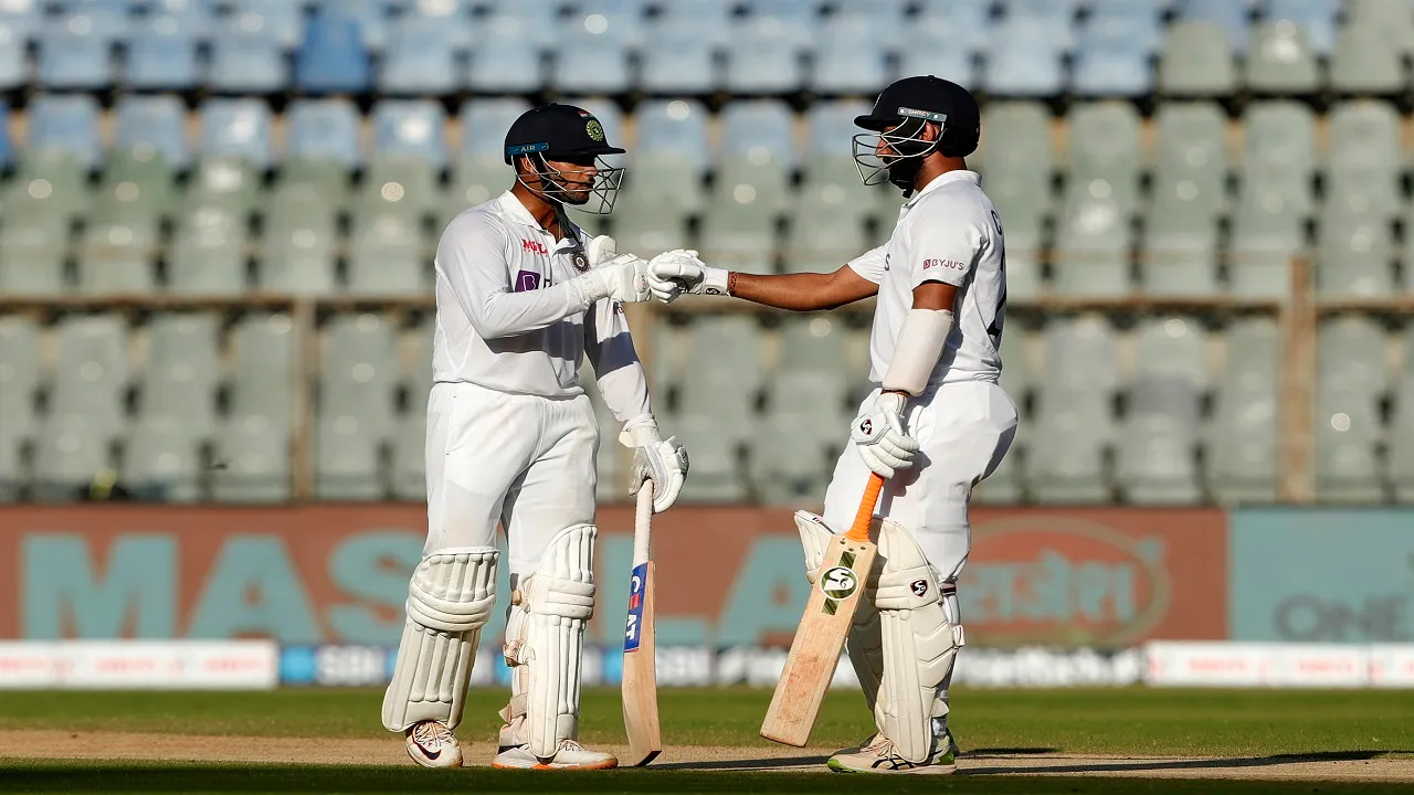 Mayank Agarwal Cheteshwar Pujara
