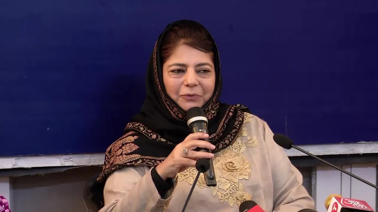 PDP chief Mehbooba Mufti
