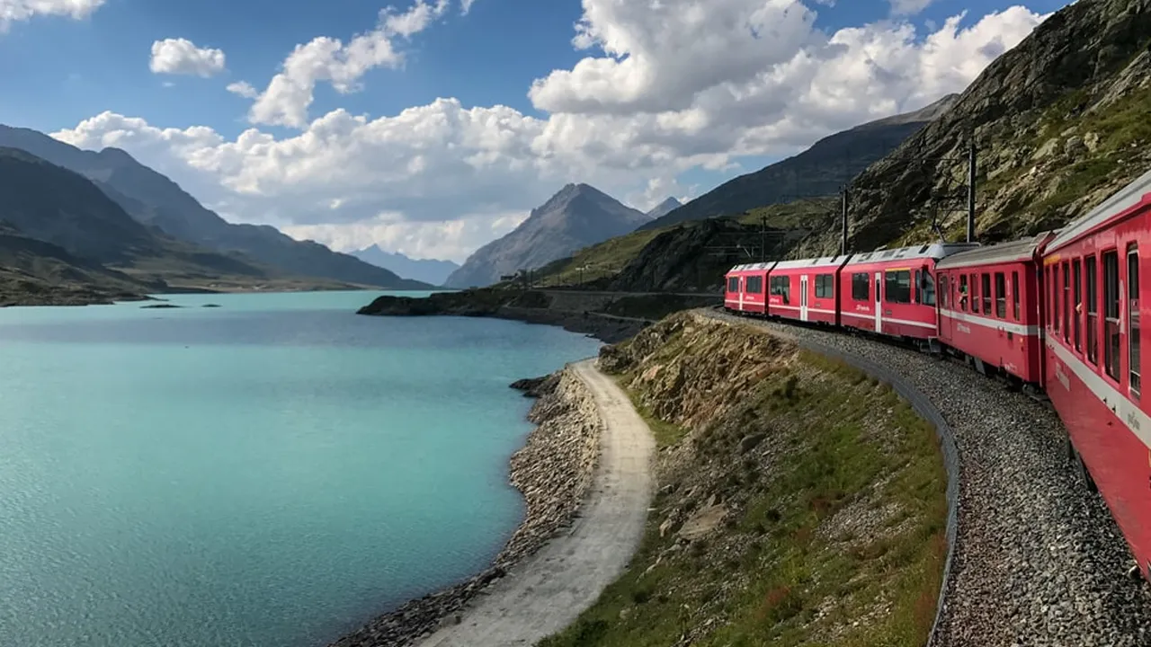 Routes to travel by train