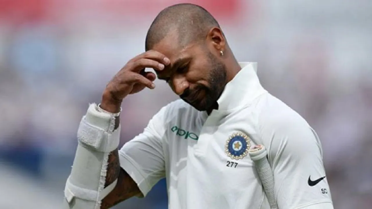danger for shikhar dhawan