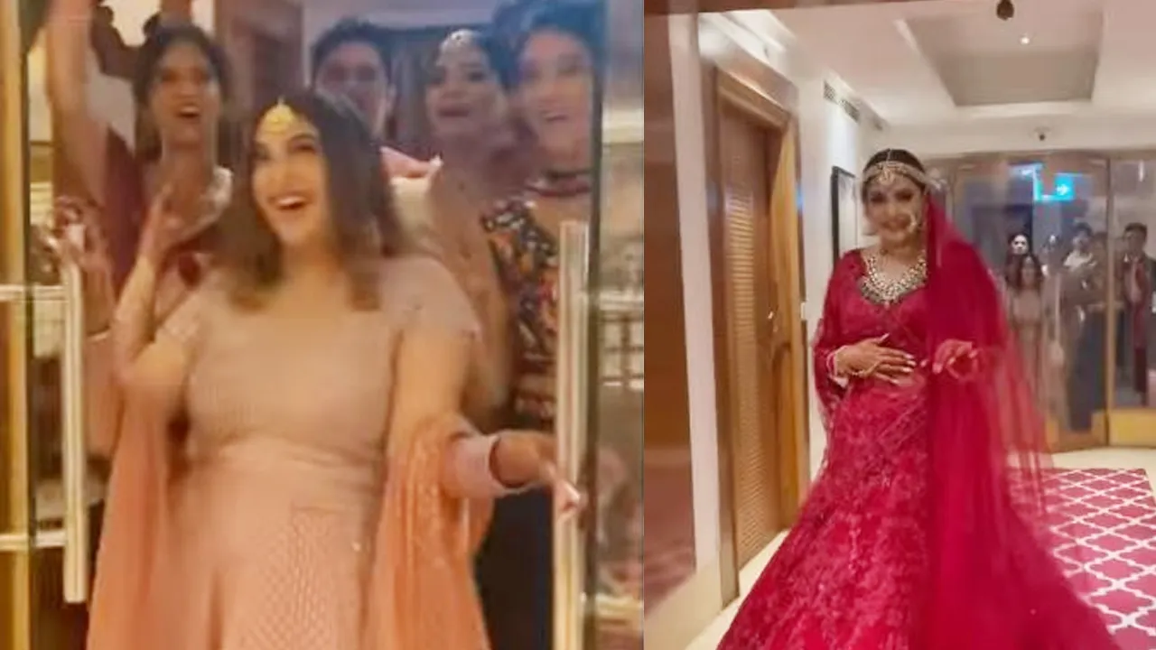 viral video of bride