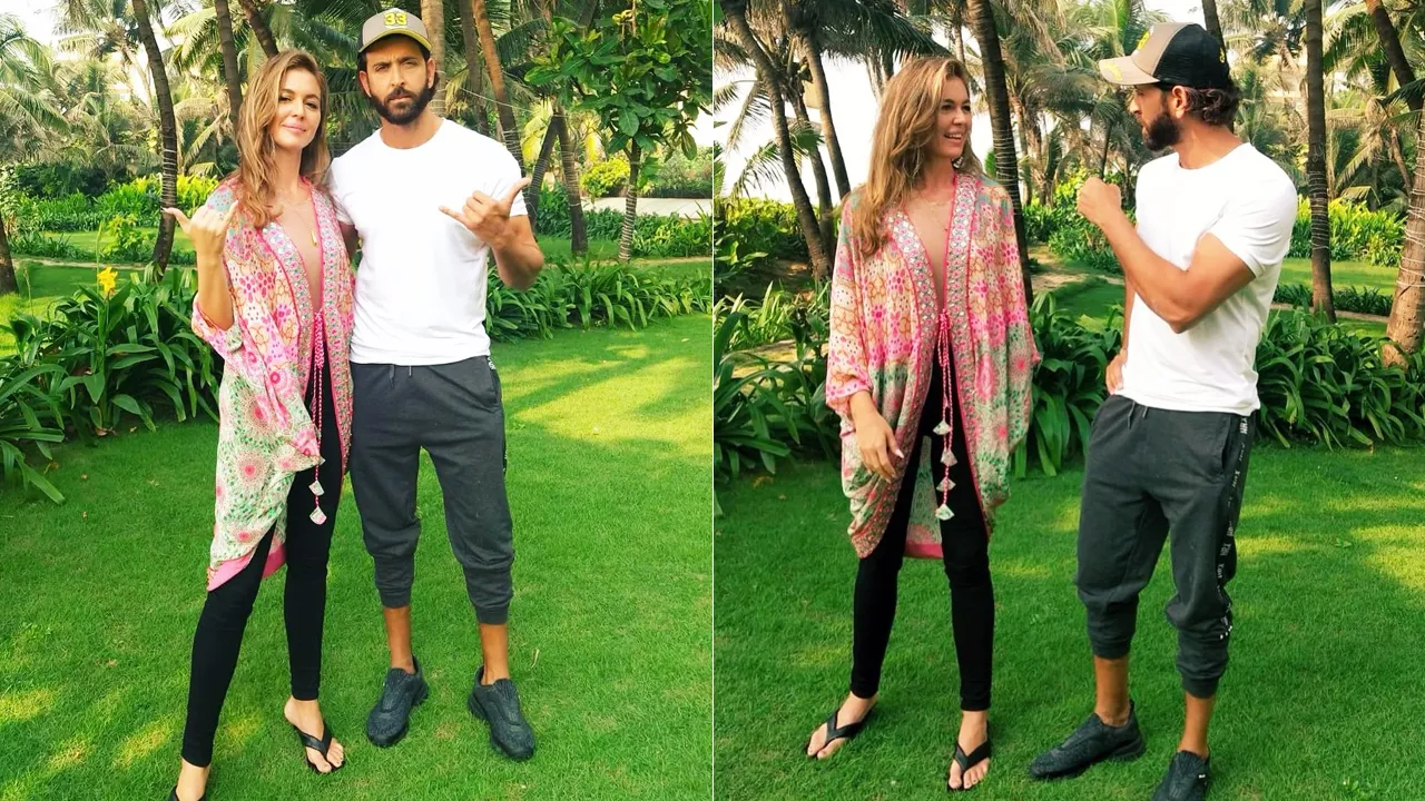 Hrithik Roshan  and Samantha Lockwood