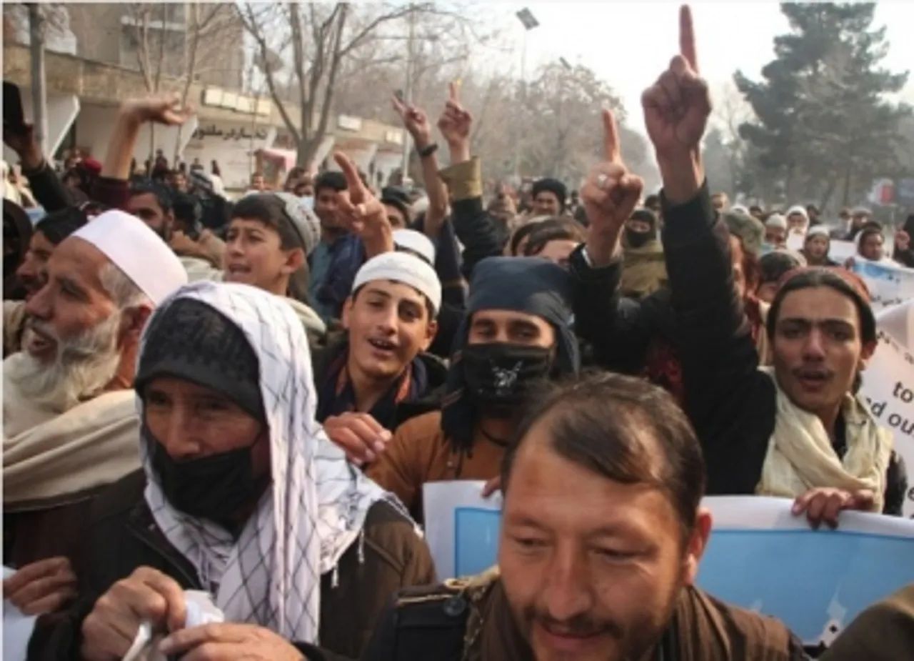 Afghan protet