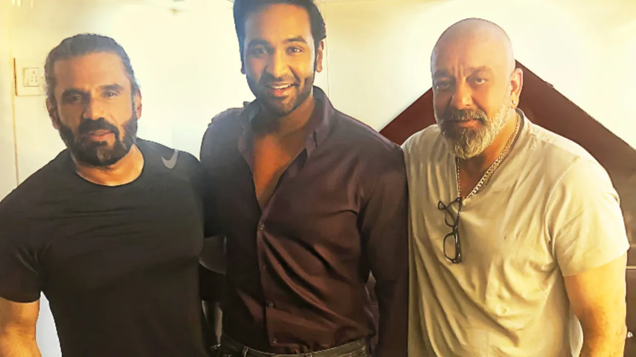 Sanjay Dutt and Sunil Shetty
