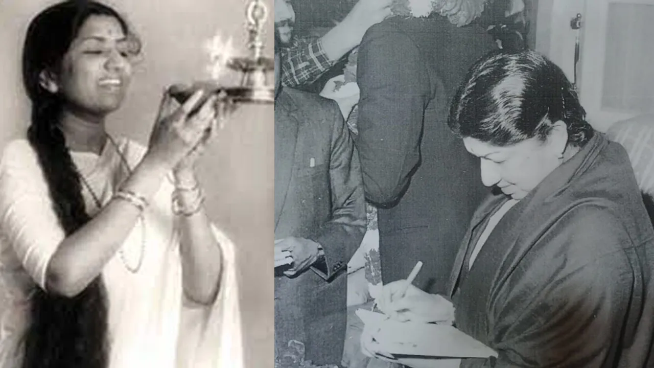 lata ji collage