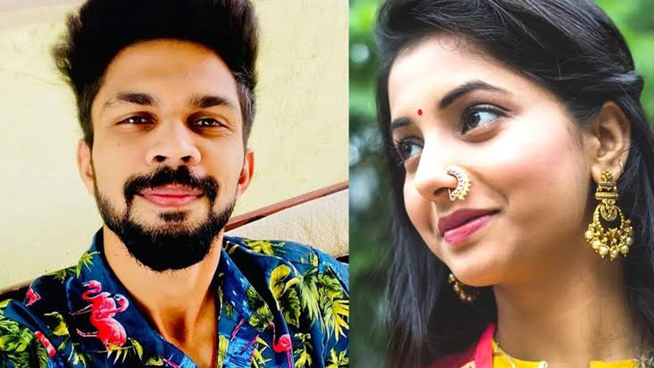 Ruturaj Gaikwad with his girlfriend