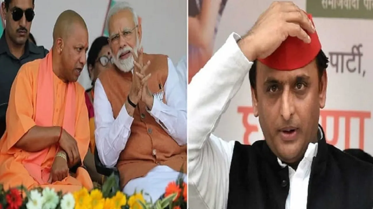 Modi  Yogi and Akhliesh