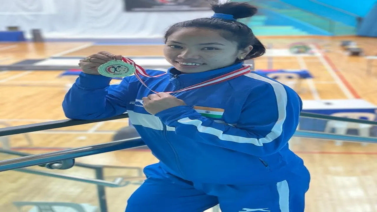 olympic medalist mirabai chanu won the gold