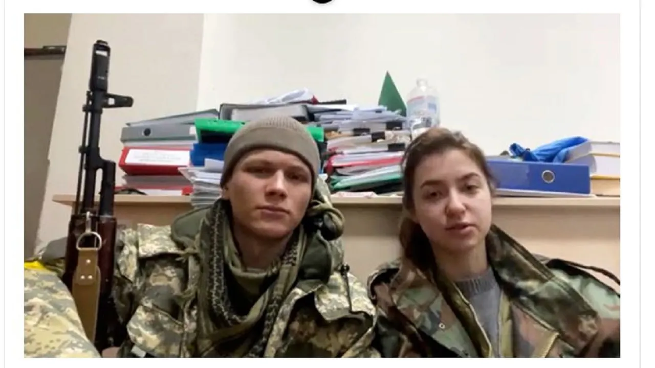 Ukraine Army Couple