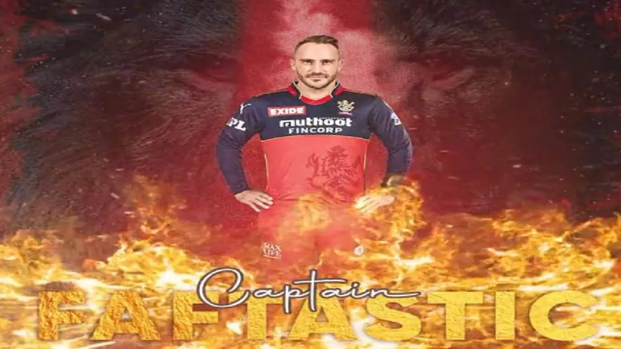 RCB New Captain FoF Du Plesis