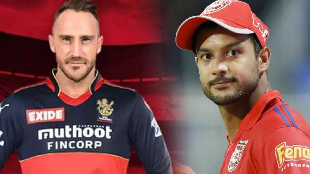 Faf Du Plesis Mayank Agrwal