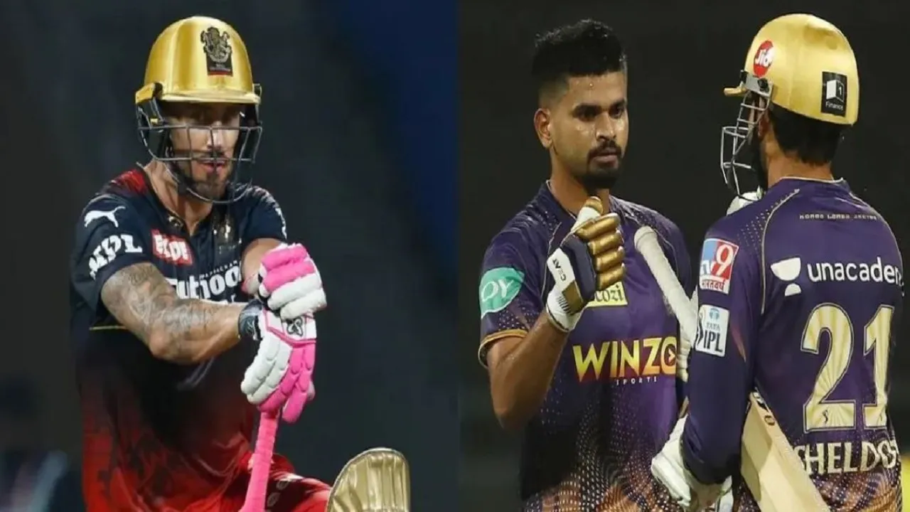 shreyas iyer will win next ipl 2022 match kkr vs rcb virat kohli faf