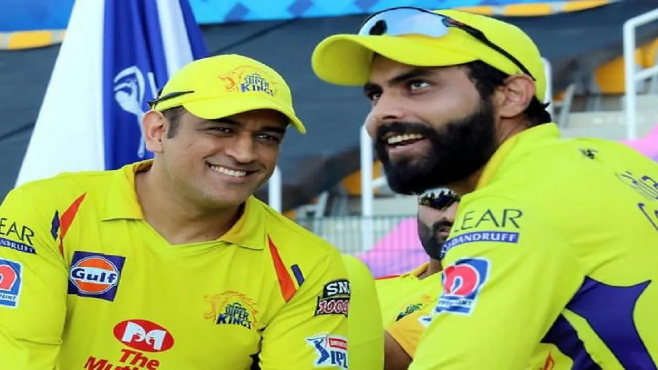 MS Dhoni Ravindra Jadeja