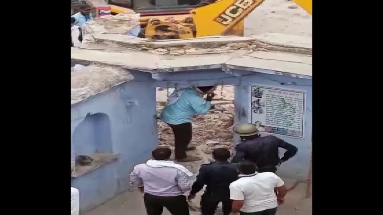 temple demolished