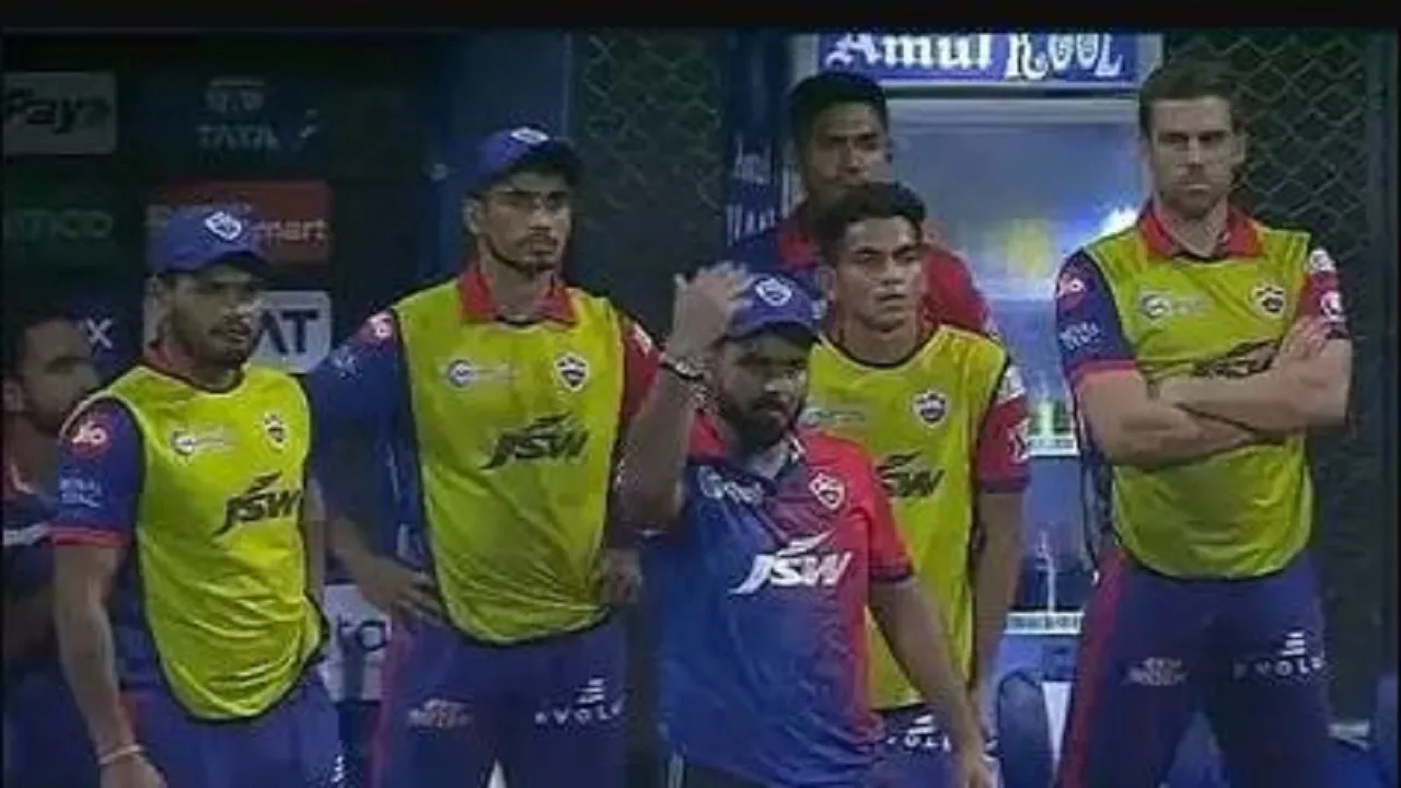 dc vs rr ipl 2022 match rishabh pant nitin menon