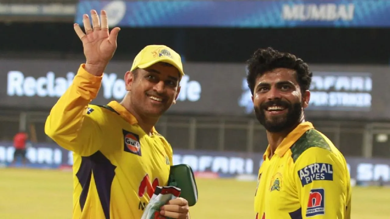 MS Dhoni Ravindra Jadeja