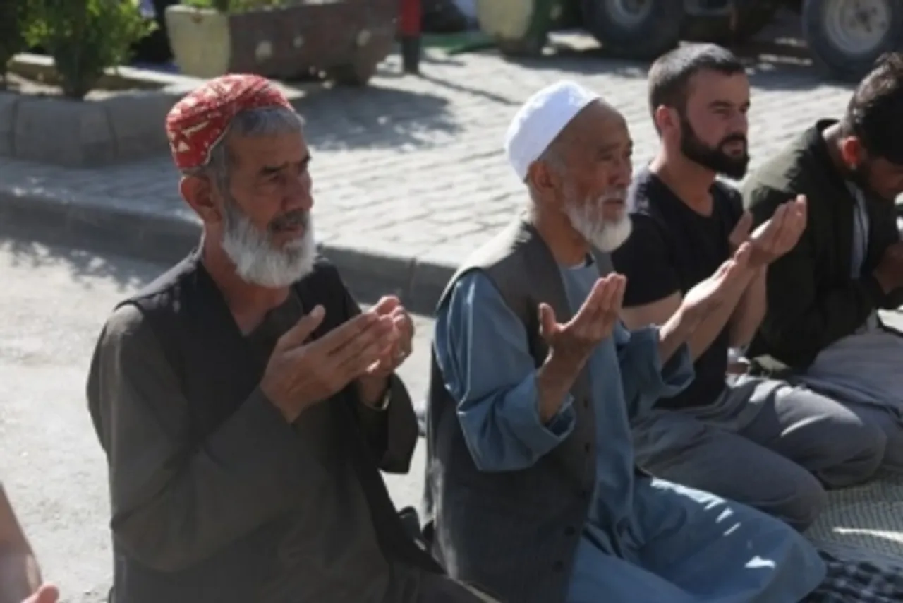 Afghan celebrate