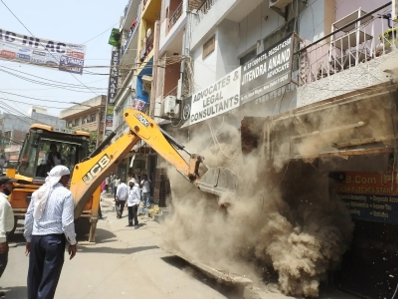 A bulldozer