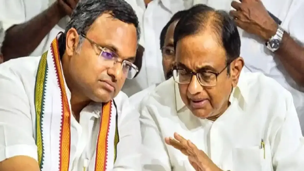 Karti Chidambaram  P Chidambaram