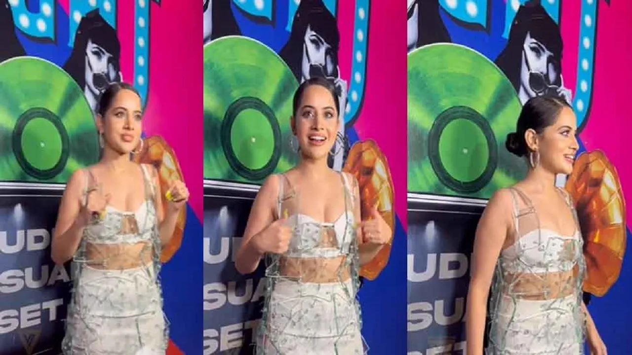 urfi kanch dress viral today