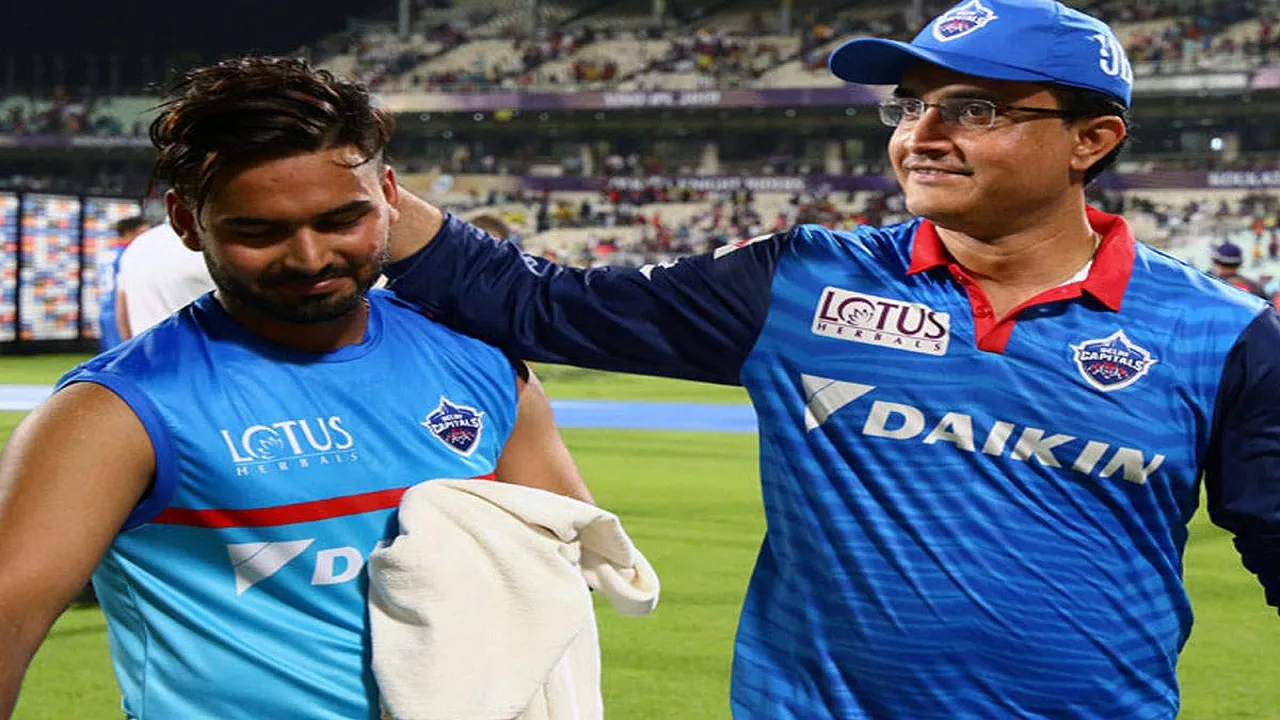 Rishabh Pant Sourav Ganguly