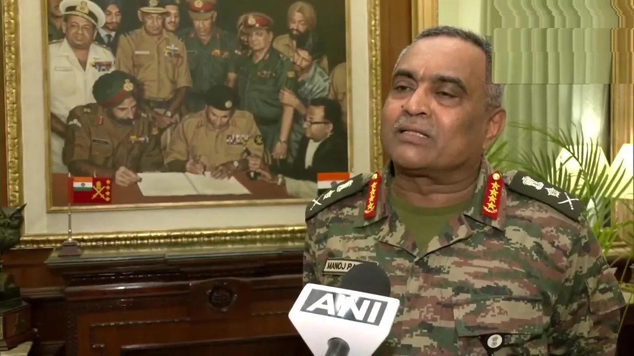 Army chief General Manoj Pande