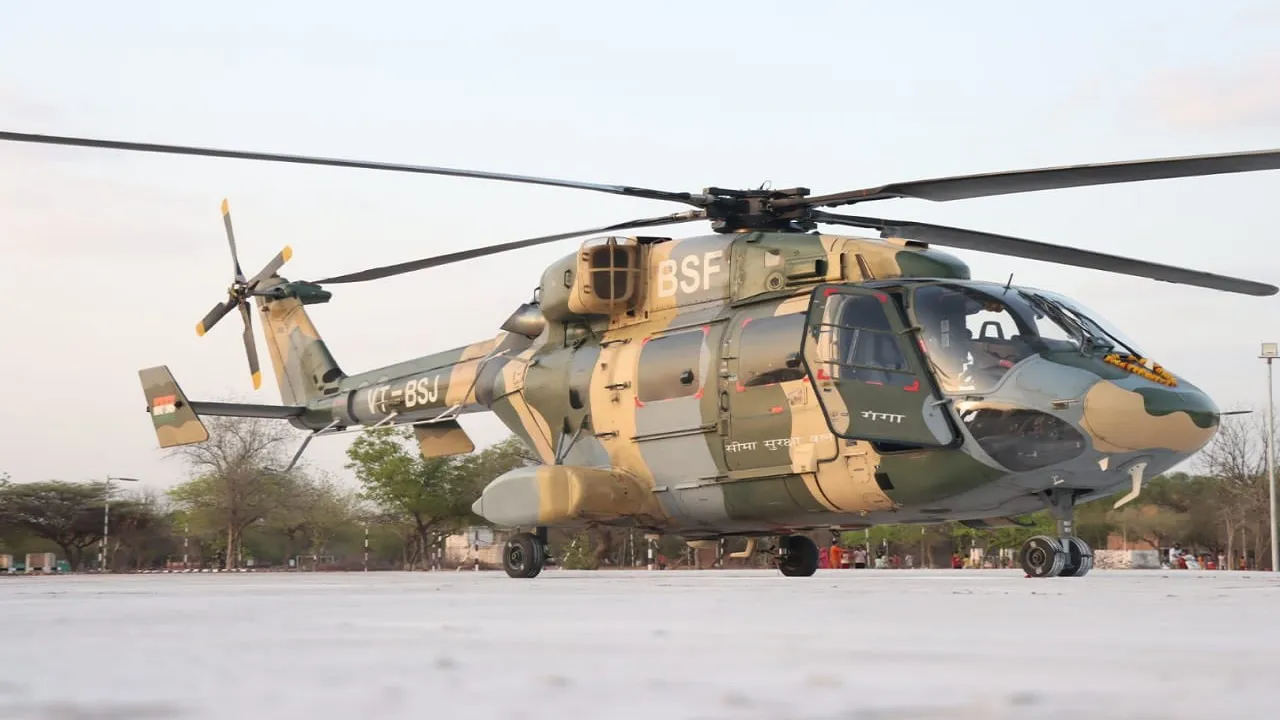 Dhruv helicopter