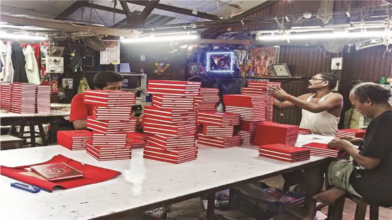 book binding work in agra