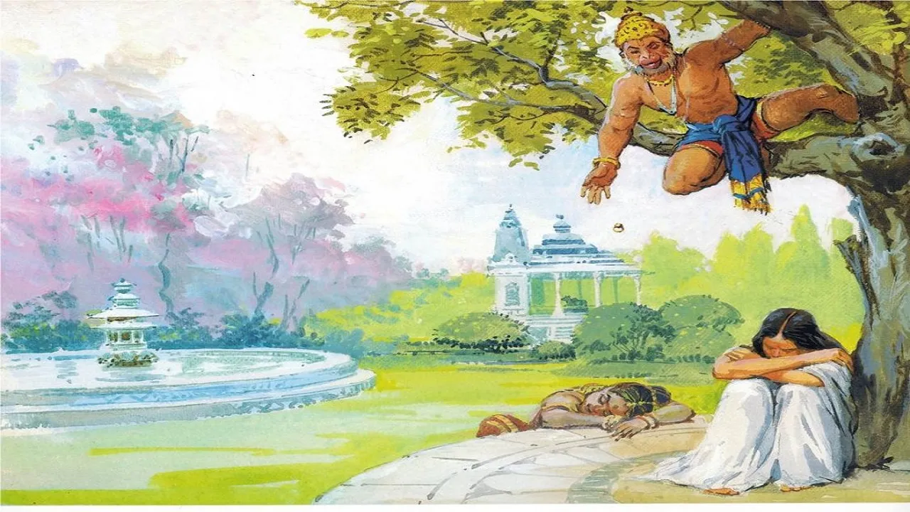 Hanuman Ji In Ashok Vatika