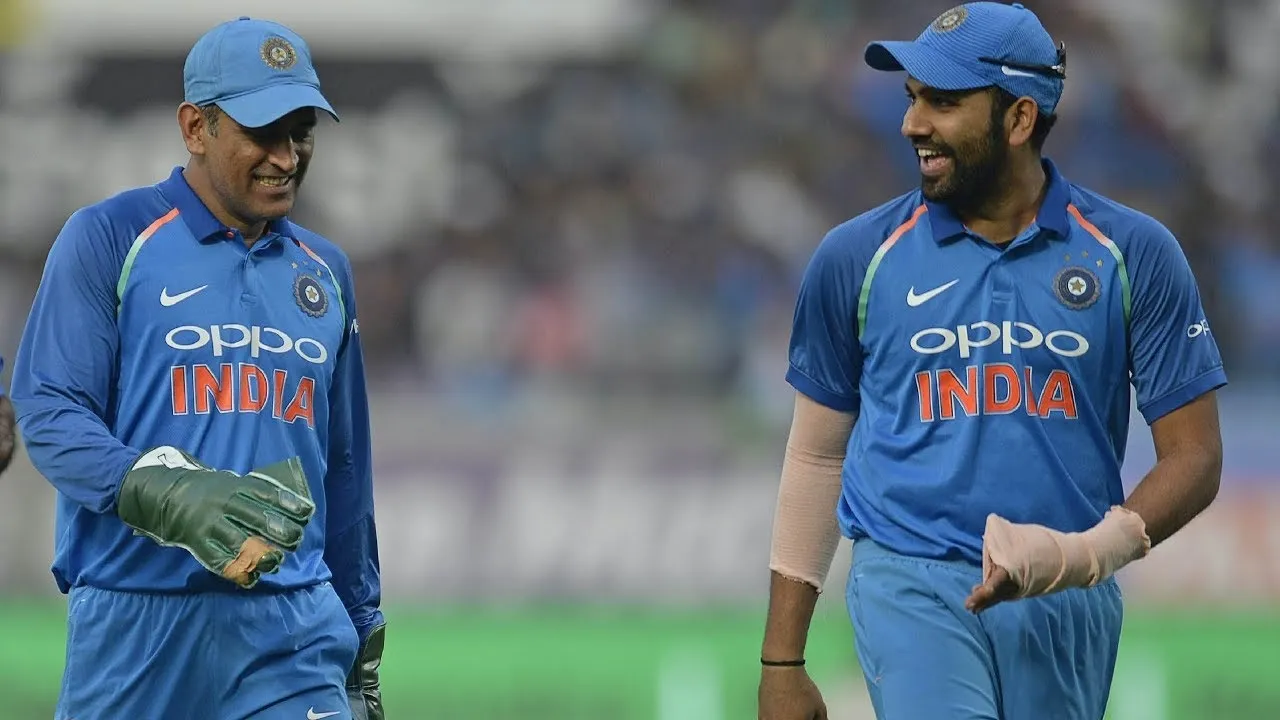 MS Dhoni Rohit Sharma