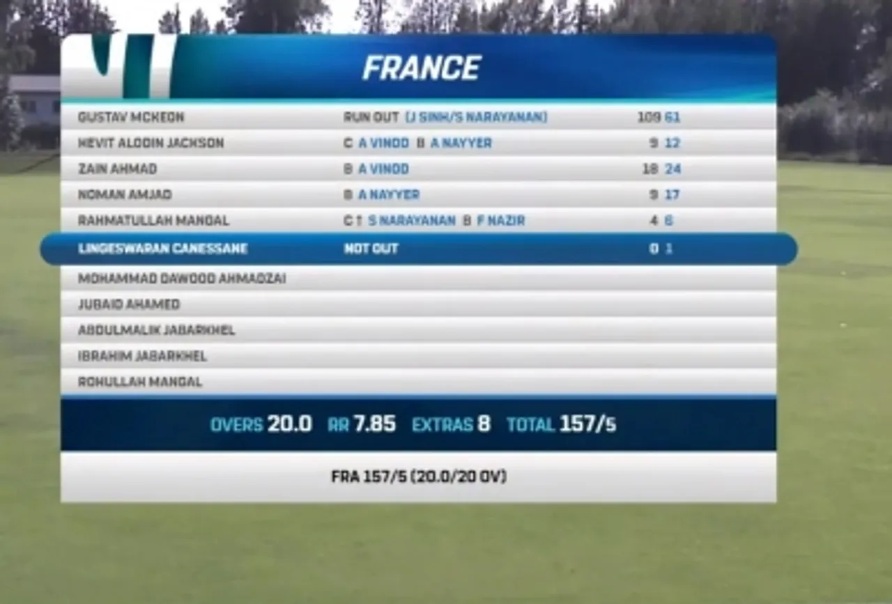 French cricketer