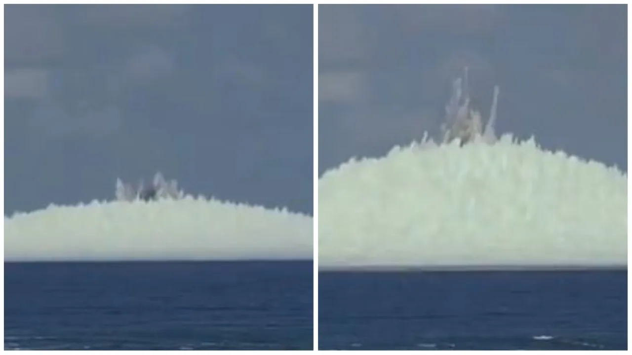A Nuclear Bomb Being Detonated Underwater Viral Video