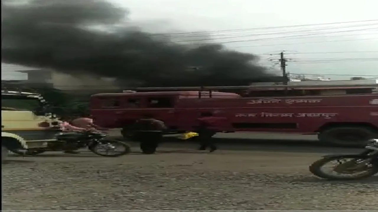 Fire in Jabalpur