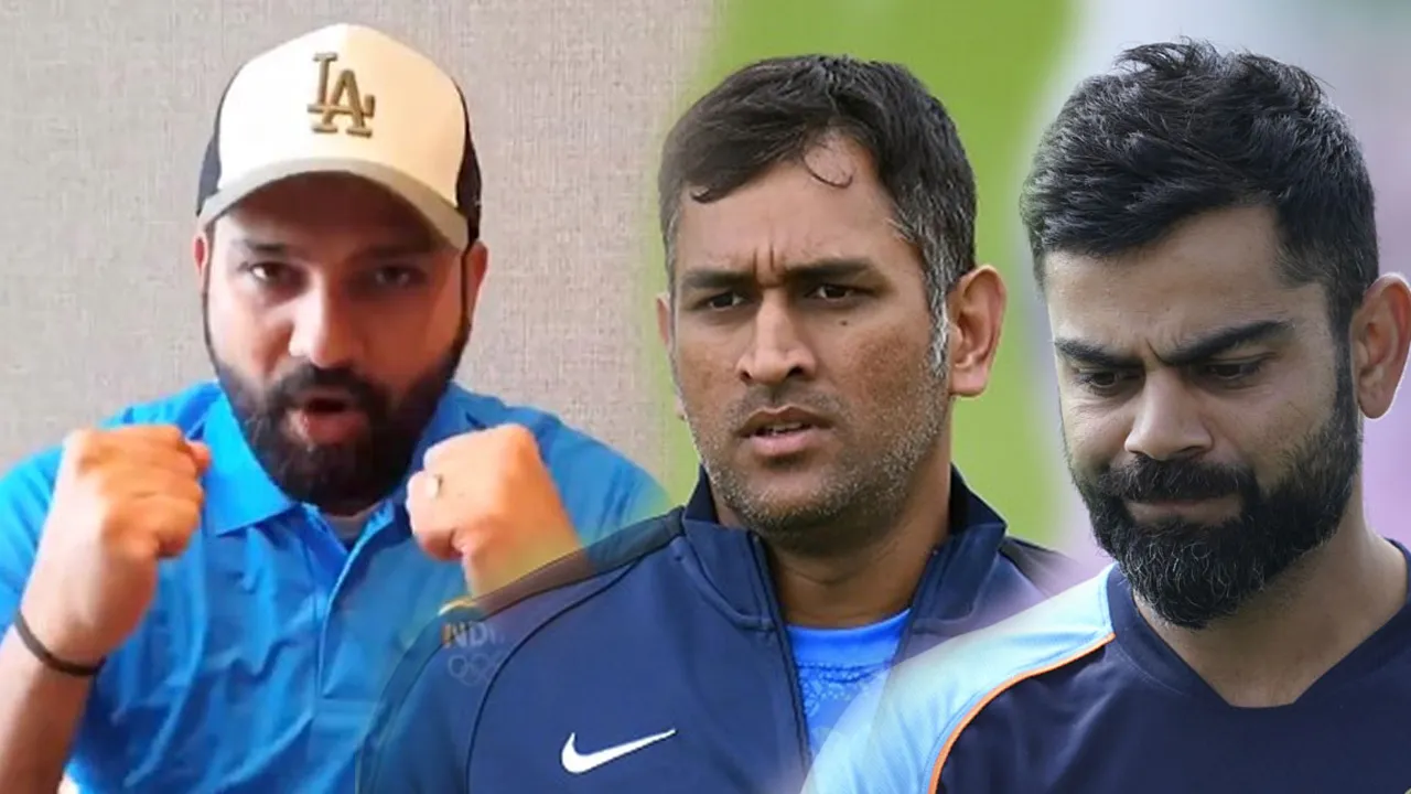 Rohit Sharma MS Dhoni Virat Kohli