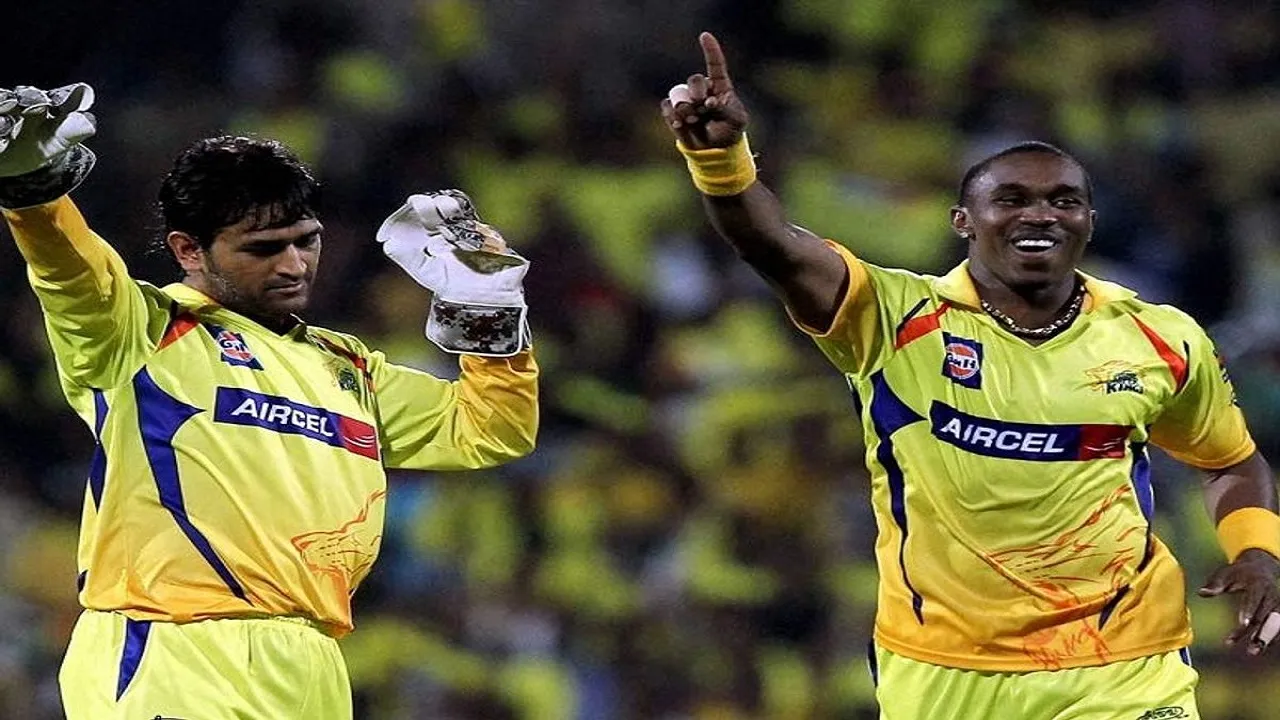 Dwayne Bravo MS Dhoni