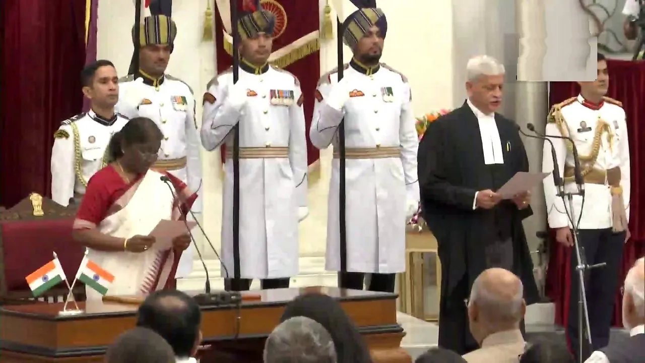 Justise UU Lalit takes Oath