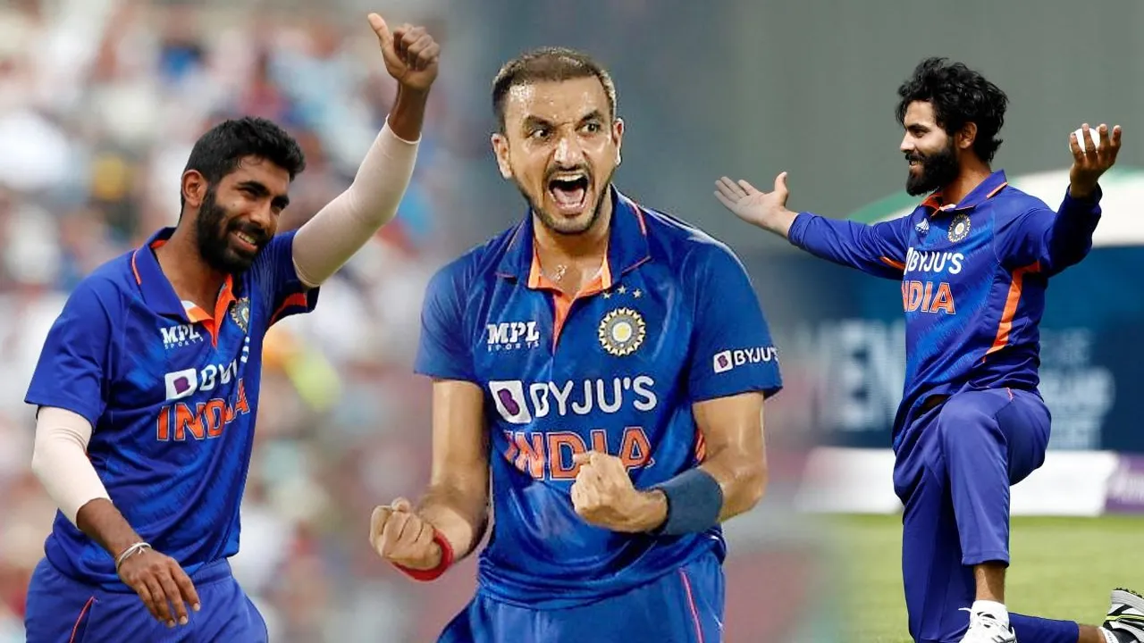 Jasprit Bumrah, Harshal Patel, Ravindra Jadeja
