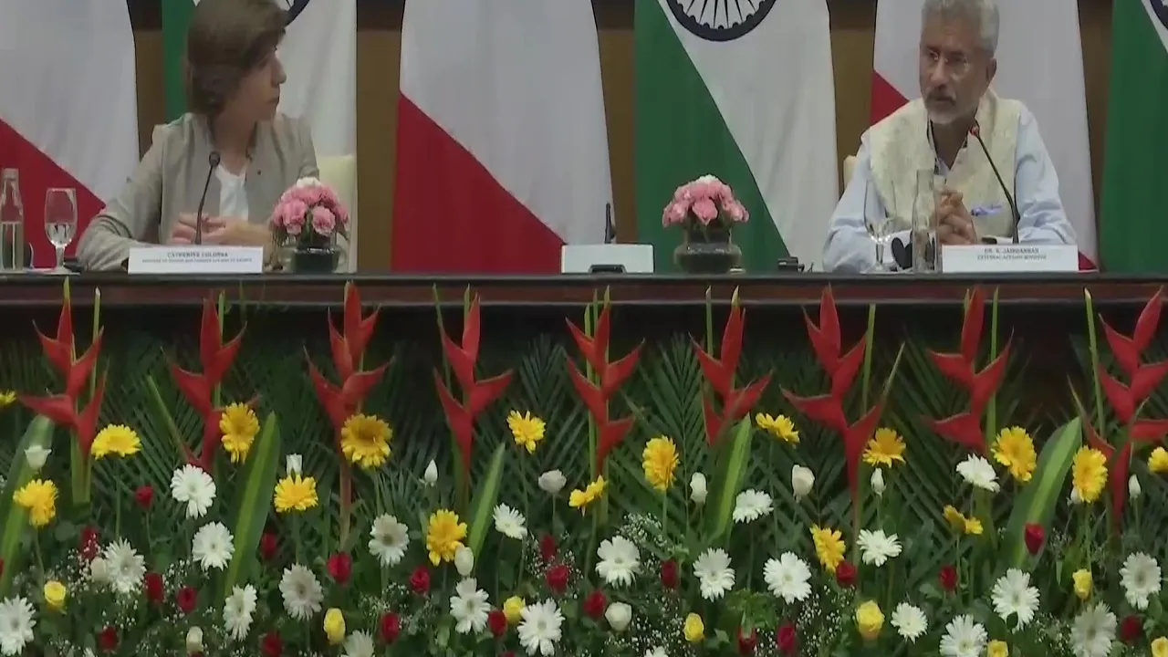 Dr.  S Jaishankar and French Foreign Min Catherine Colonna