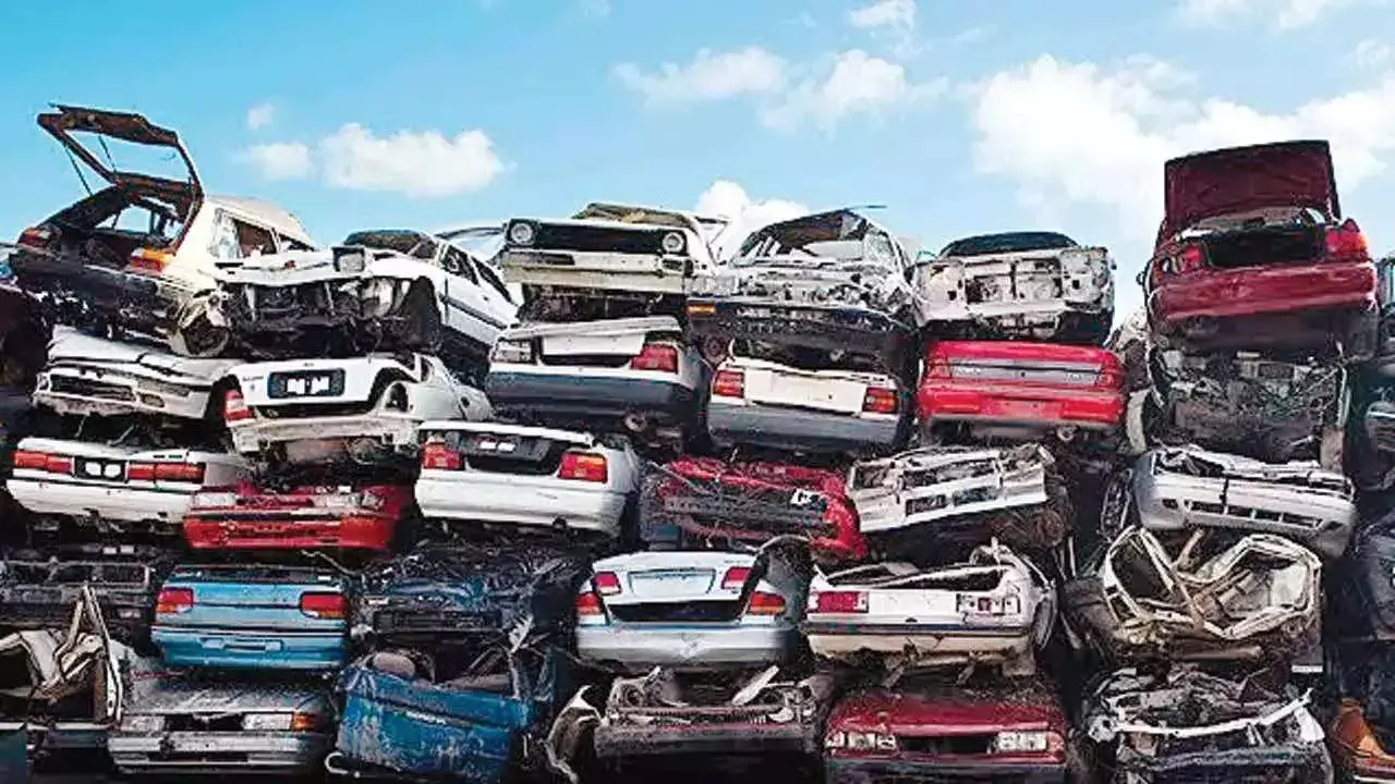 Scrapping Old Car