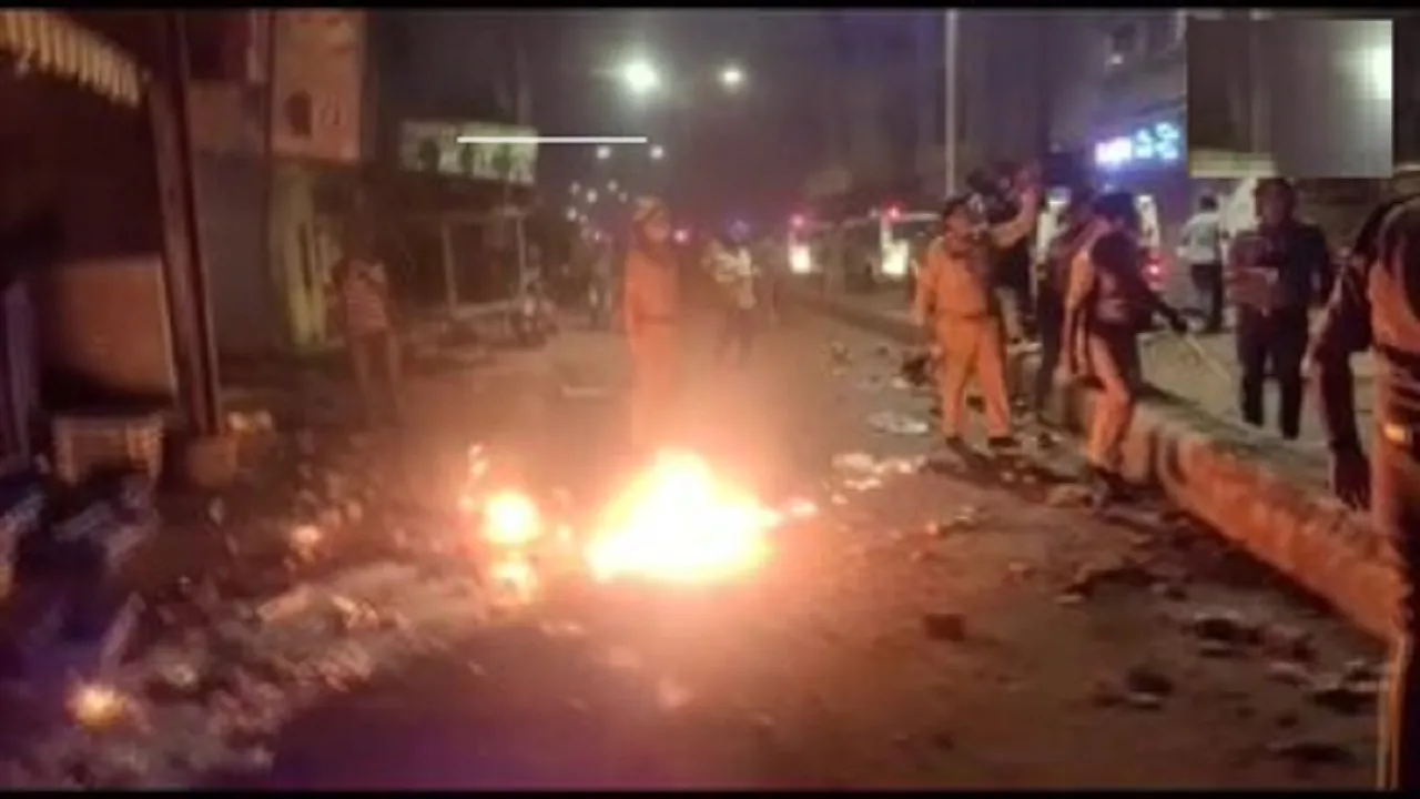 stone pelting