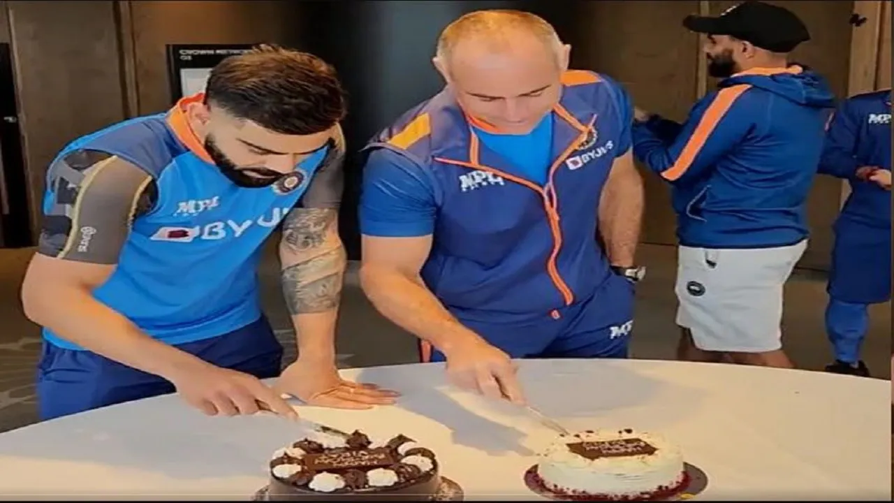 Virat Kohli And Paddy Upton