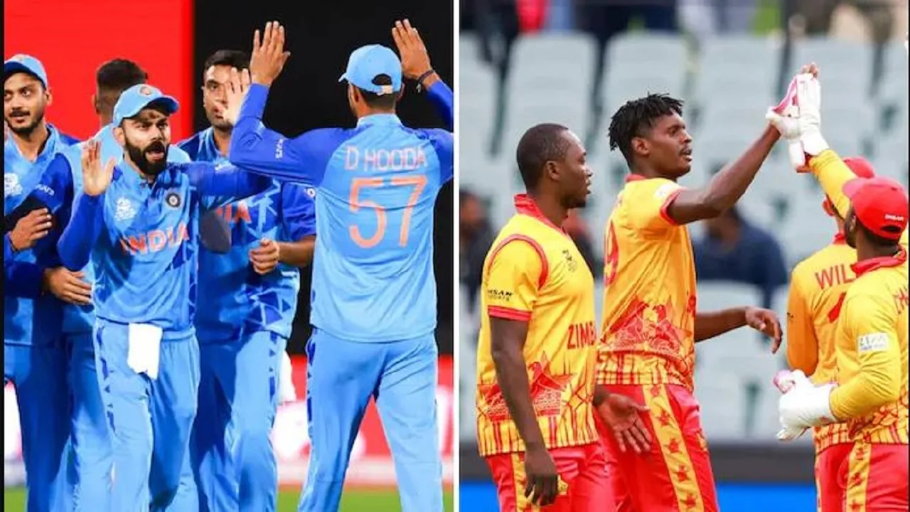 this is today playing 11 ind vs zim t20 world cup